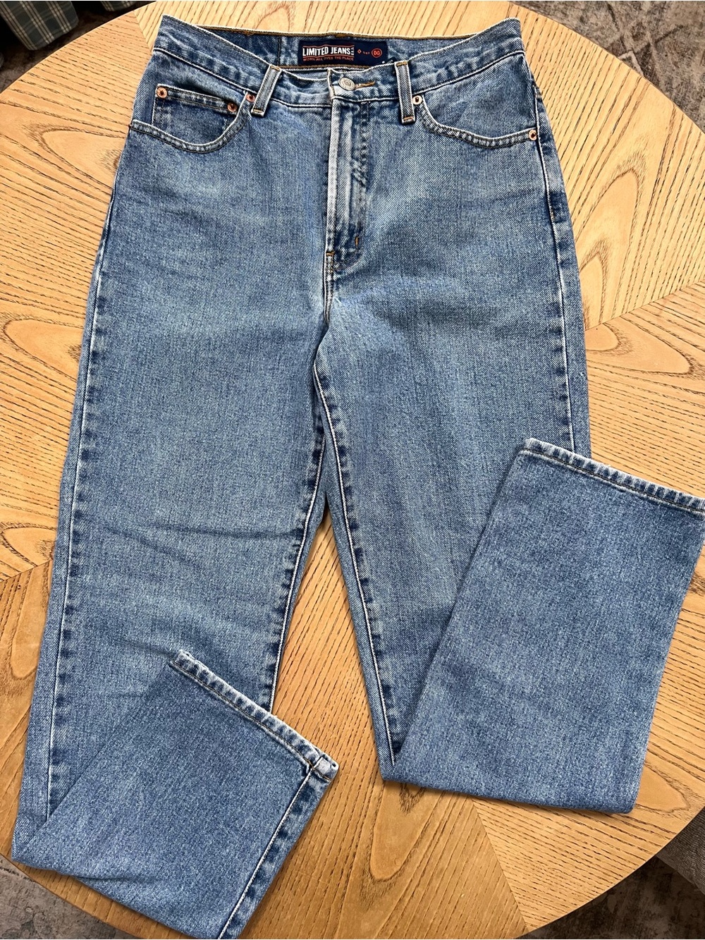 The Limited Blue Light Wash High-Rise Jeans